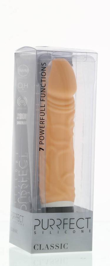 Vibrator Realistic Silicone Classic Nude 16.5 Cm