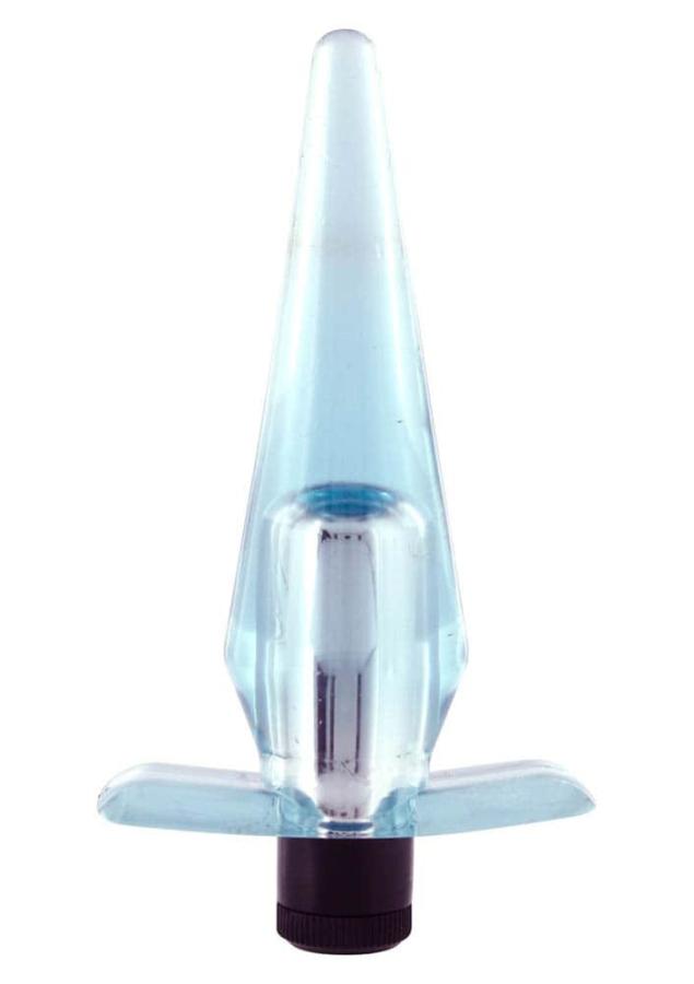 Dop Anal Cu Vibratii Slimline Blue Lover