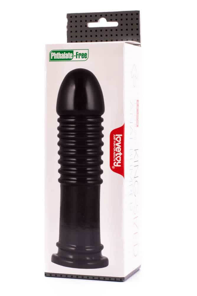 Dildo Anal King-sized Anal Bumper Negru 22.5 Cm