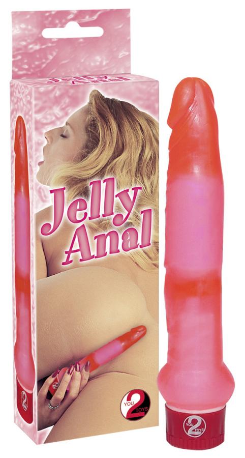 Vibrator Anal Jelly Roz 17.5 Cm