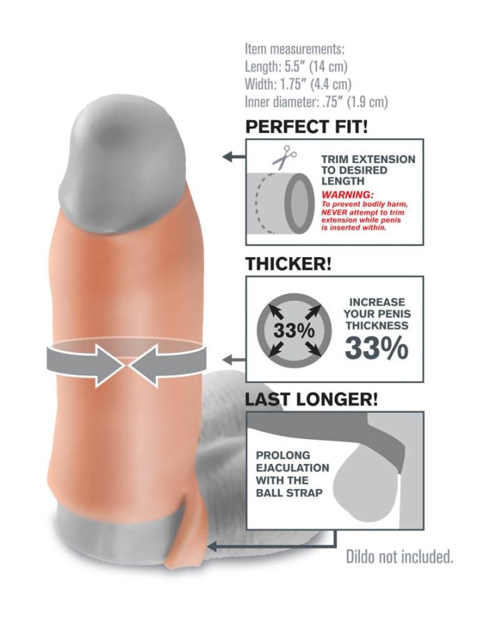 Manson Penis Real Feel Enhancer 14 Cm