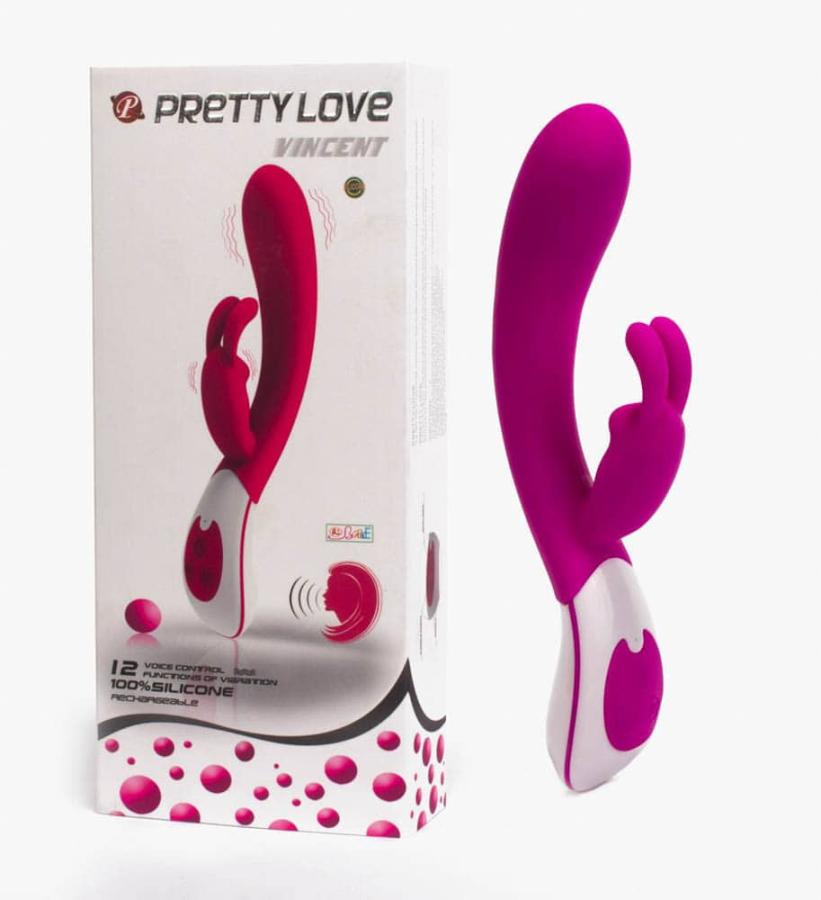 Vibrator Rabbit Cu Control Vocal Vincent in SexShop KUR Romania