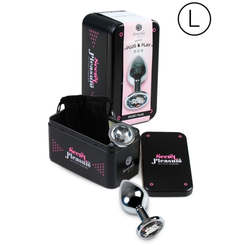 Plug Anal Metal Transparent L
