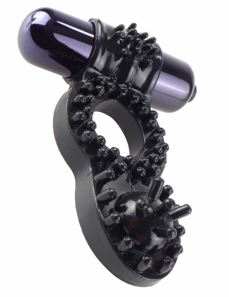 Inel Penis Cu Vibratii Ball-banger Super Ring Negru