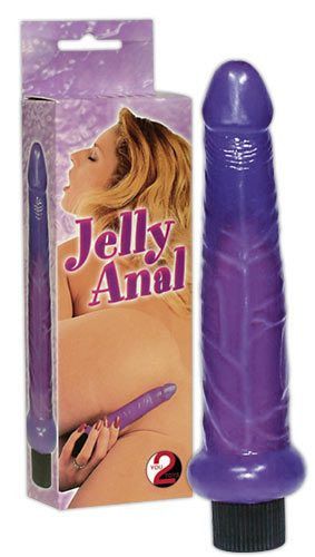 Vibrator Jelly Anal Mov 17.5 Cm