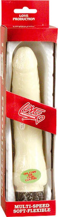 Vibrator Realistic Fosforescent 20 Cm