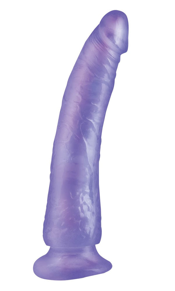 Dildo Clasic Cu Ventuza Slim 7 Violet 17.8 Cm