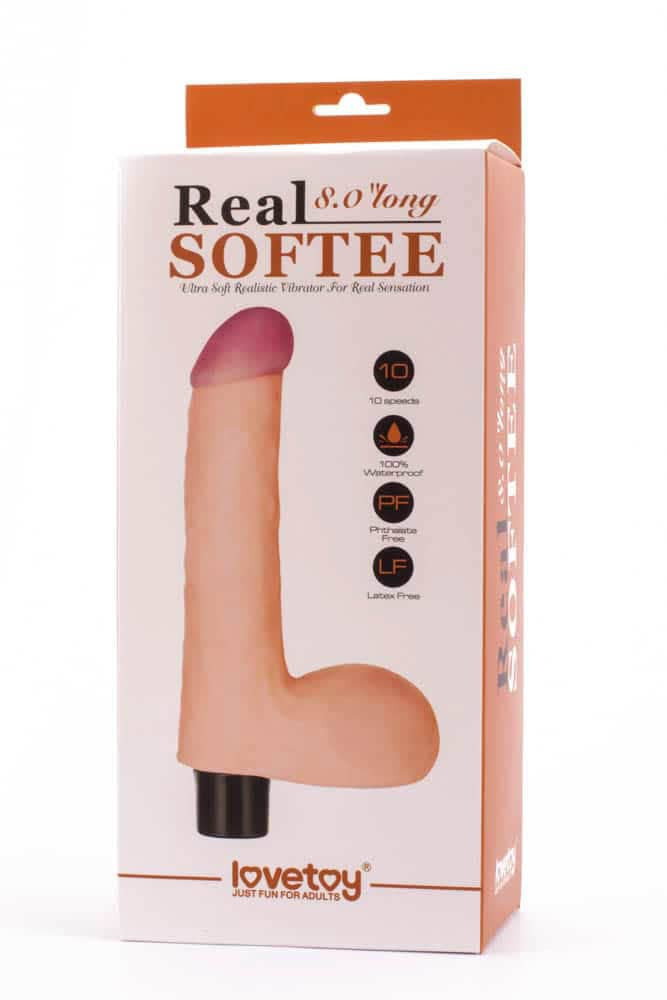 Vibrator Real Softee 20.5 Cm