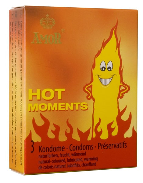 Prezervative Amor Hot Moments 3 Buc.
