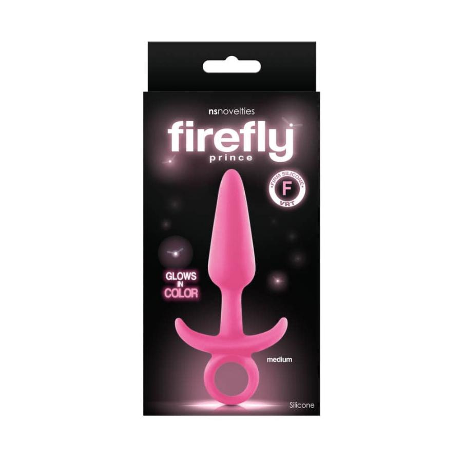 Dop Anal Fosforescent Firefly Prince Medium Roz