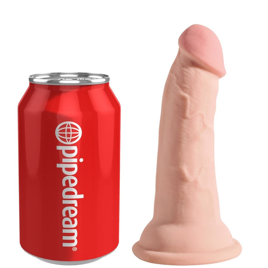 Dildo Clasic Cu Ventuza King Cock Triple Density 12 7 Cm