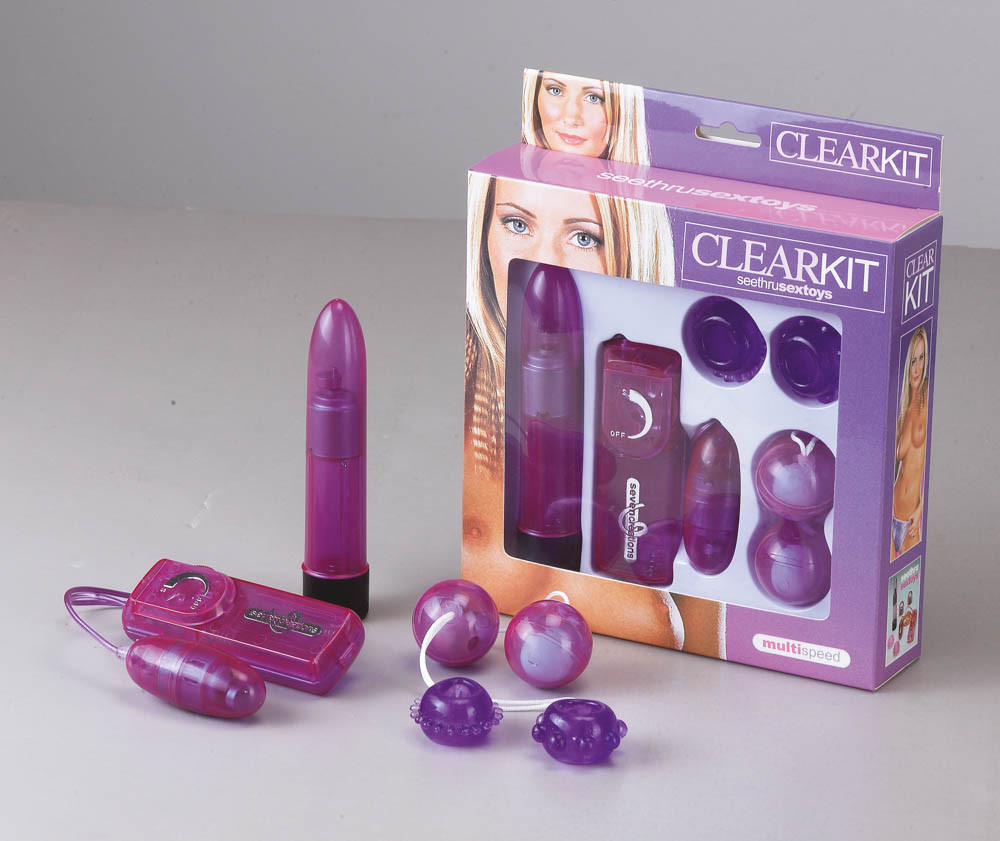 Kit Jucarii Erotice Clearkit Violet in SexShop KUR Romania