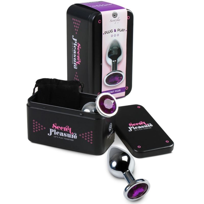 Plug Anal Metal Purple S