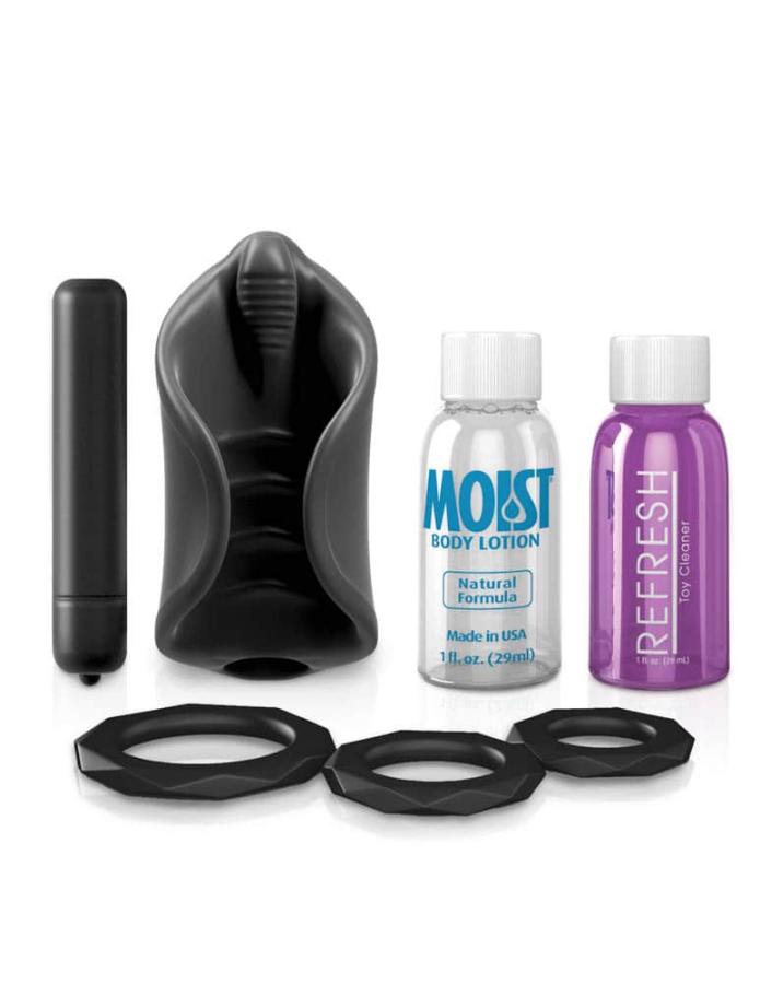 Masturbator Vibrating Silicone Stimulator