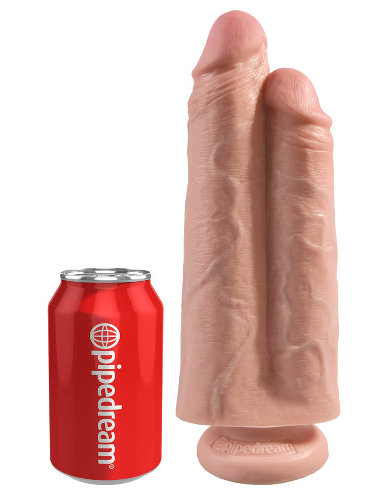 Dildo Realistic King Cock 2-in-1 Natural 22 Cm