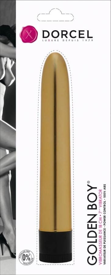 Vibrator Clasic Golden Boy 18 Cm in SexShop KUR Romania