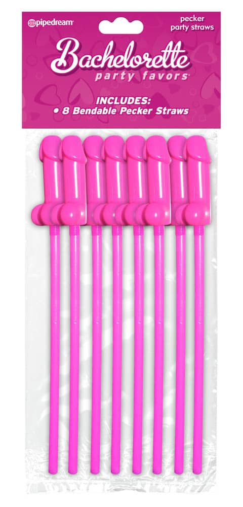 Accesorii Petreceri Pentru Adulti (paie Flexibile) 8 Bucati