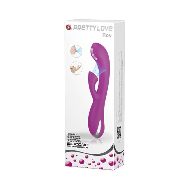 Vibrator Special Cu Suctiune Roy Mov in SexShop KUR Romania