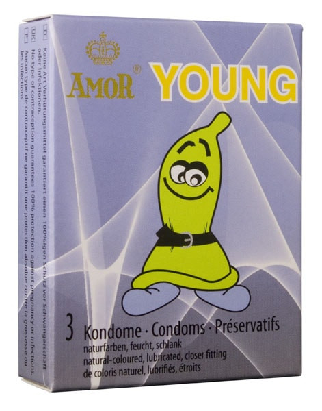 Prezervativ Amor Young 3 Buc. in SexShop KUR Romania
