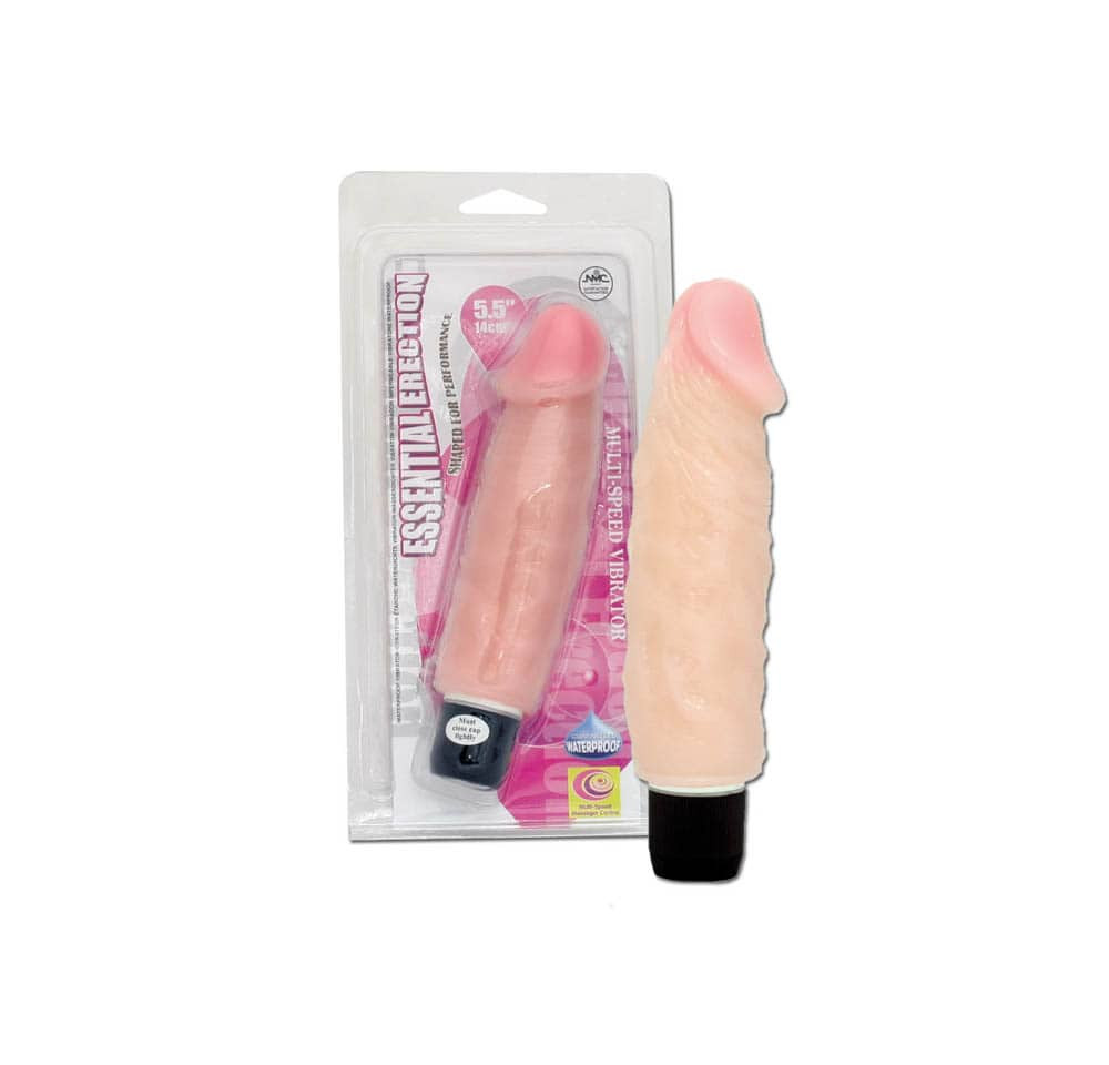 Vibrator Realistic Essential Erection Natural 14 Cm