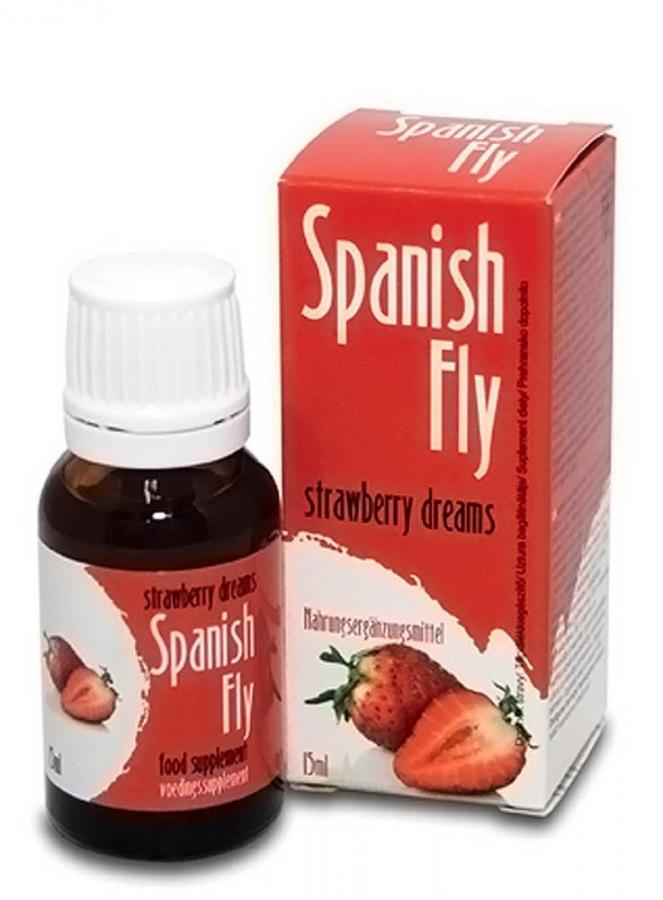 Afrodiziac Spanish Drops Capsuni 15 Ml