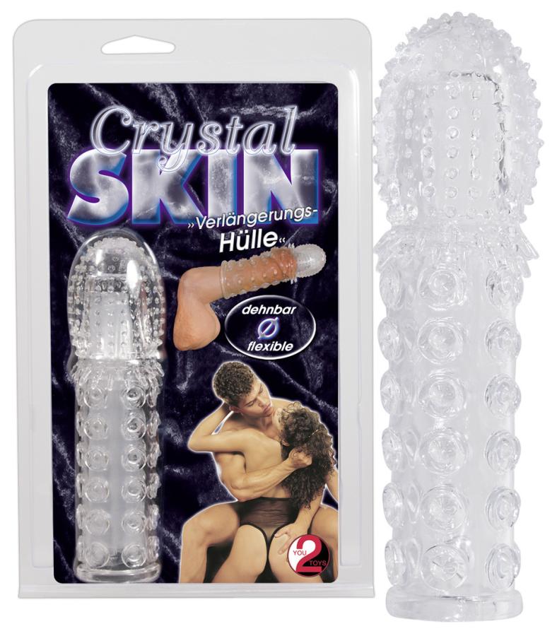 Manson Penis Crystal Skin 2 Transparent in SexShop KUR Romania