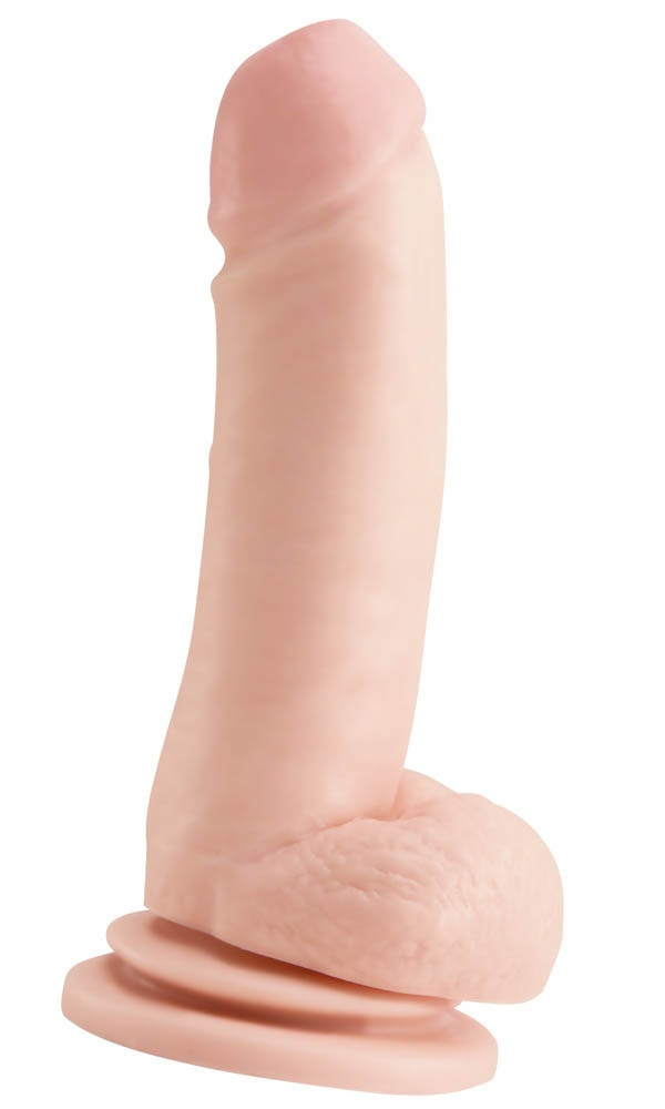 Dildo Clasic Cu Ventuza Natural 20 Cm
