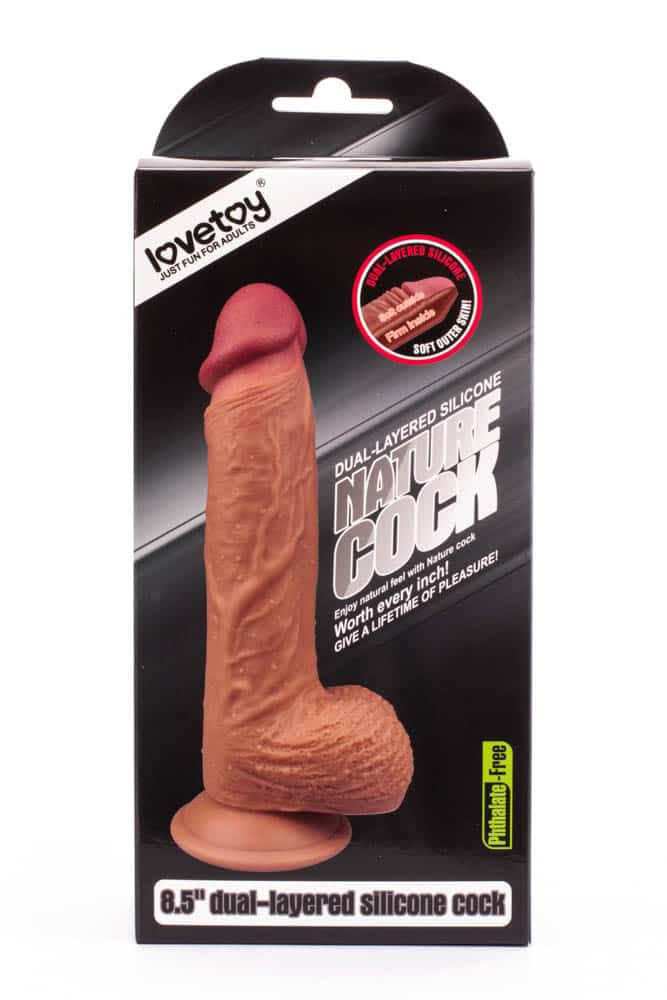 Dildo Dublu-stratificat Din Silicon - 21 in SexShop KUR Romania