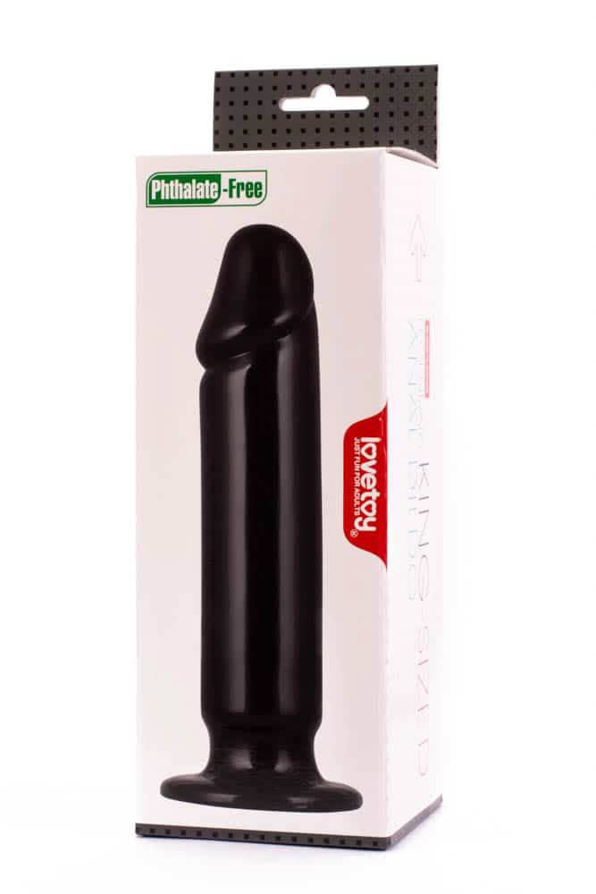 Dildo Anal King-sized Negru 23.5 Cm