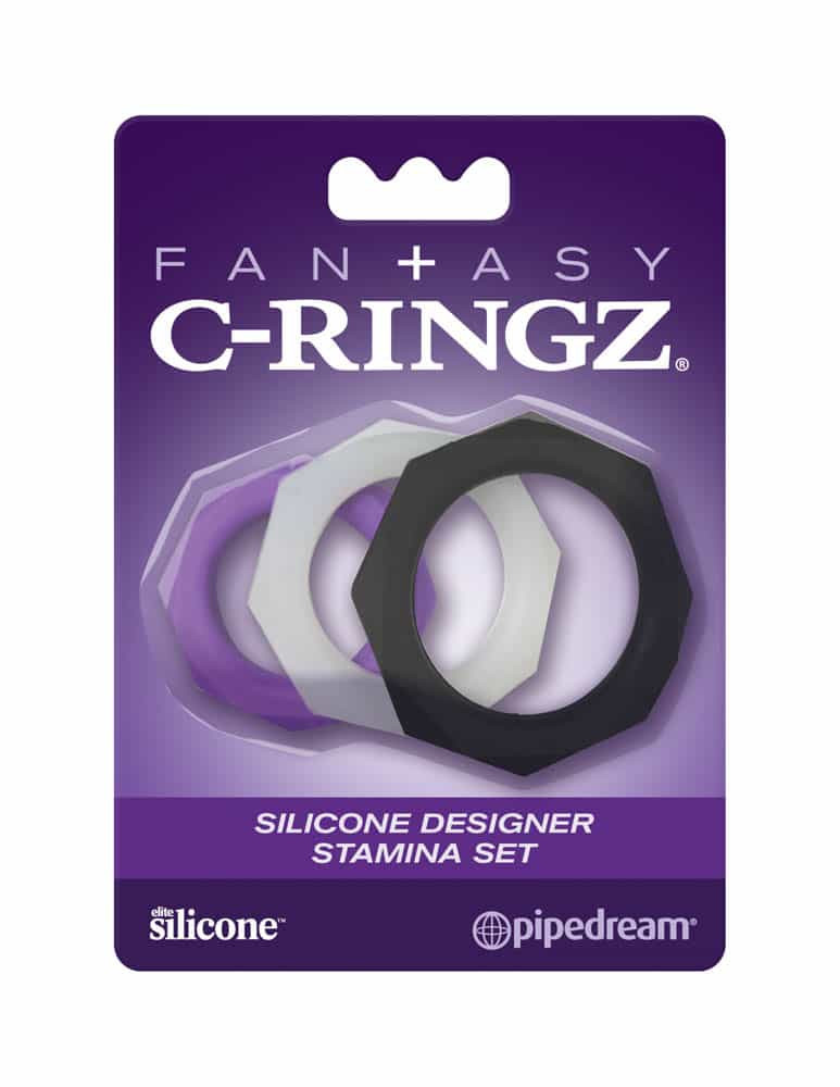 Set 3 Inele Penis Silicone Designer Stamina