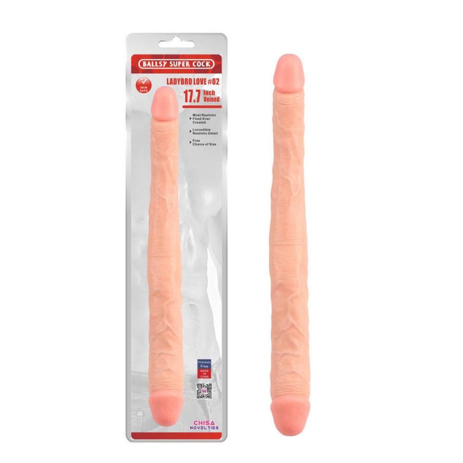 Dildo Clasic Dublu Ladybro Love 45 Cm