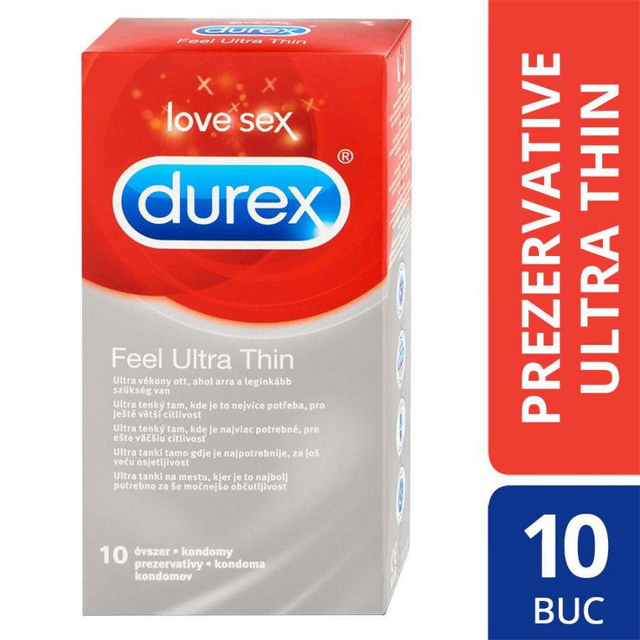 Prezervative Durex Feel Ultra Thin 10 Bu in SexShop KUR Romania