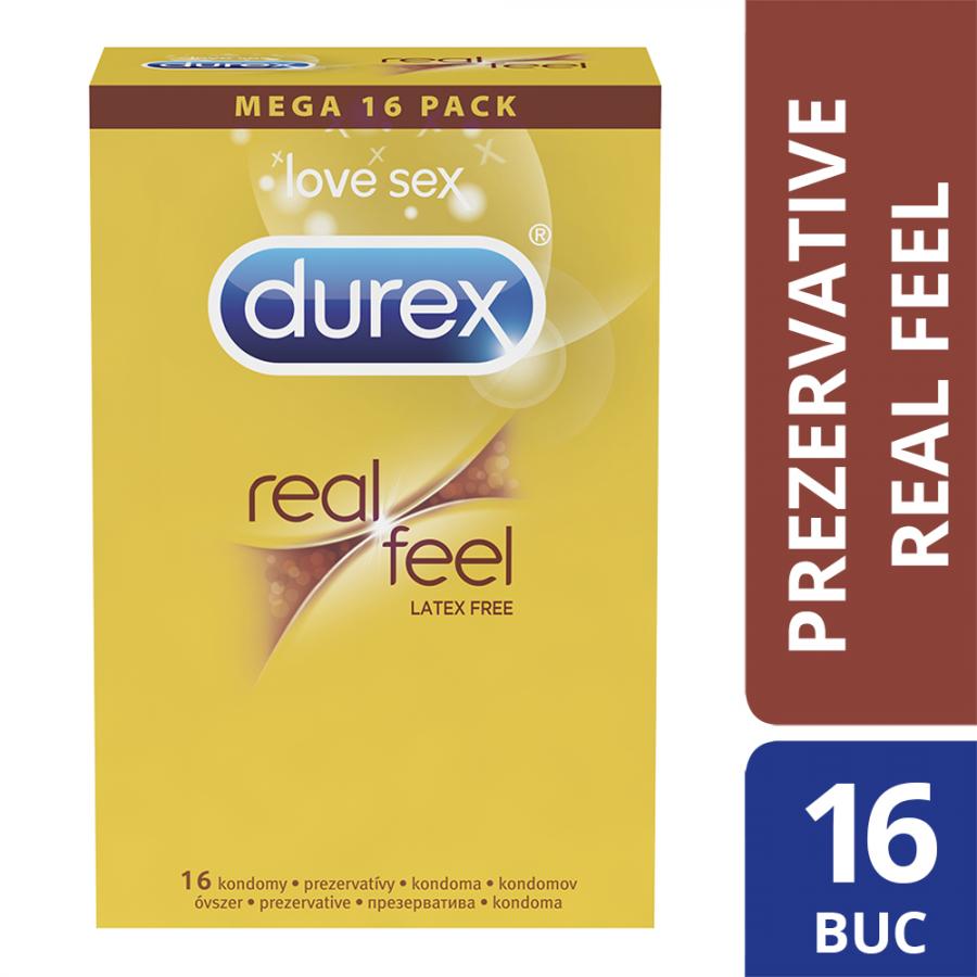Prezervative Durex Real Feel 16 Buc in SexShop KUR Romania