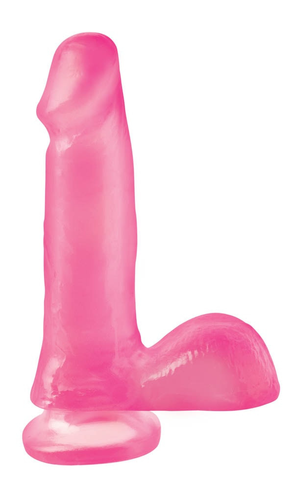 Dildo Clasic Cu Ventuza Roz 15 Cm