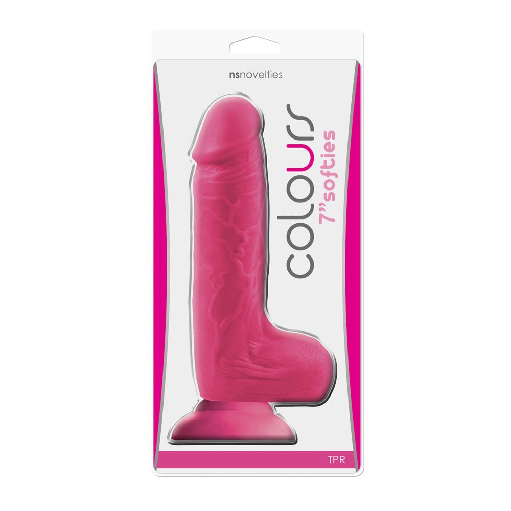 Dildo Colours Softies Roz 17.7 Cm 