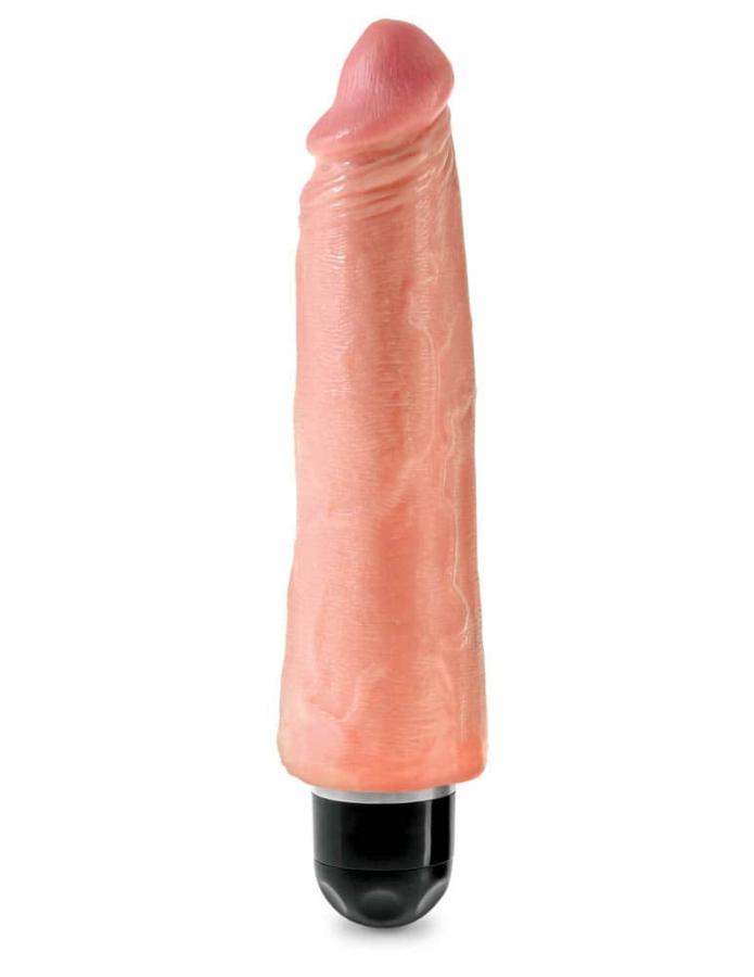 Vibrator Realistic King Cock Stiffy Natural 20.3 Cm