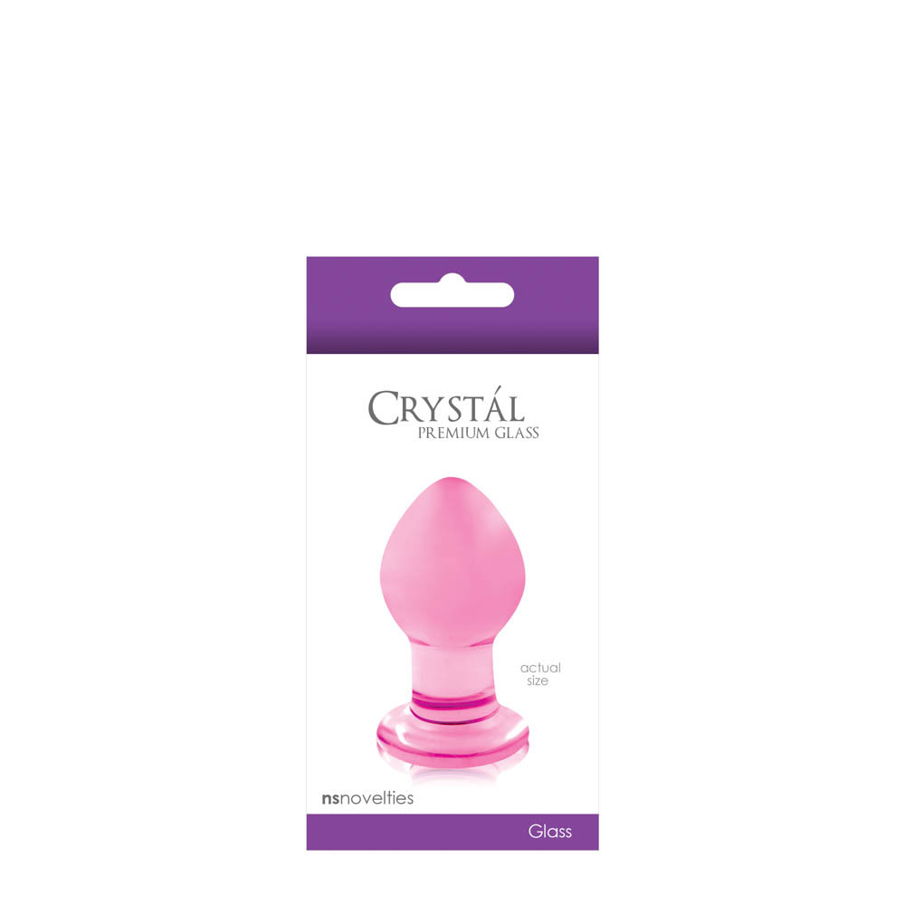 Dop Anal Crystal - Small - Roz in SexShop KUR Romania