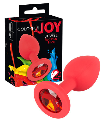 Dop Anal Colorful Joy Jewel Rosu