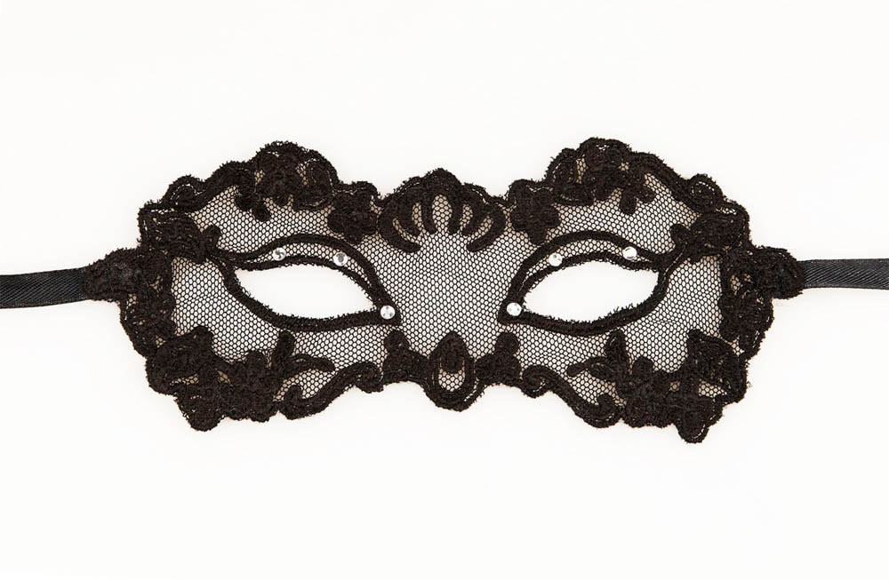 Masca Dantela Neagra Fetish