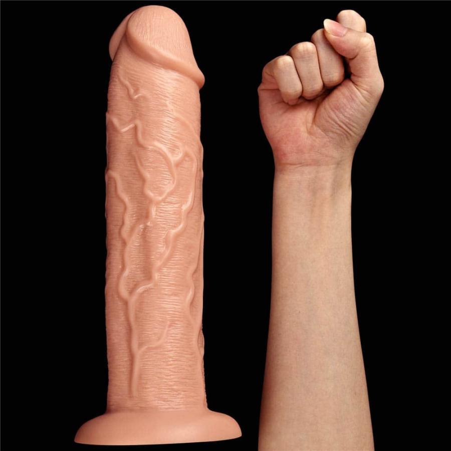 Vibrator Realistic King-size Natural 28 Cm