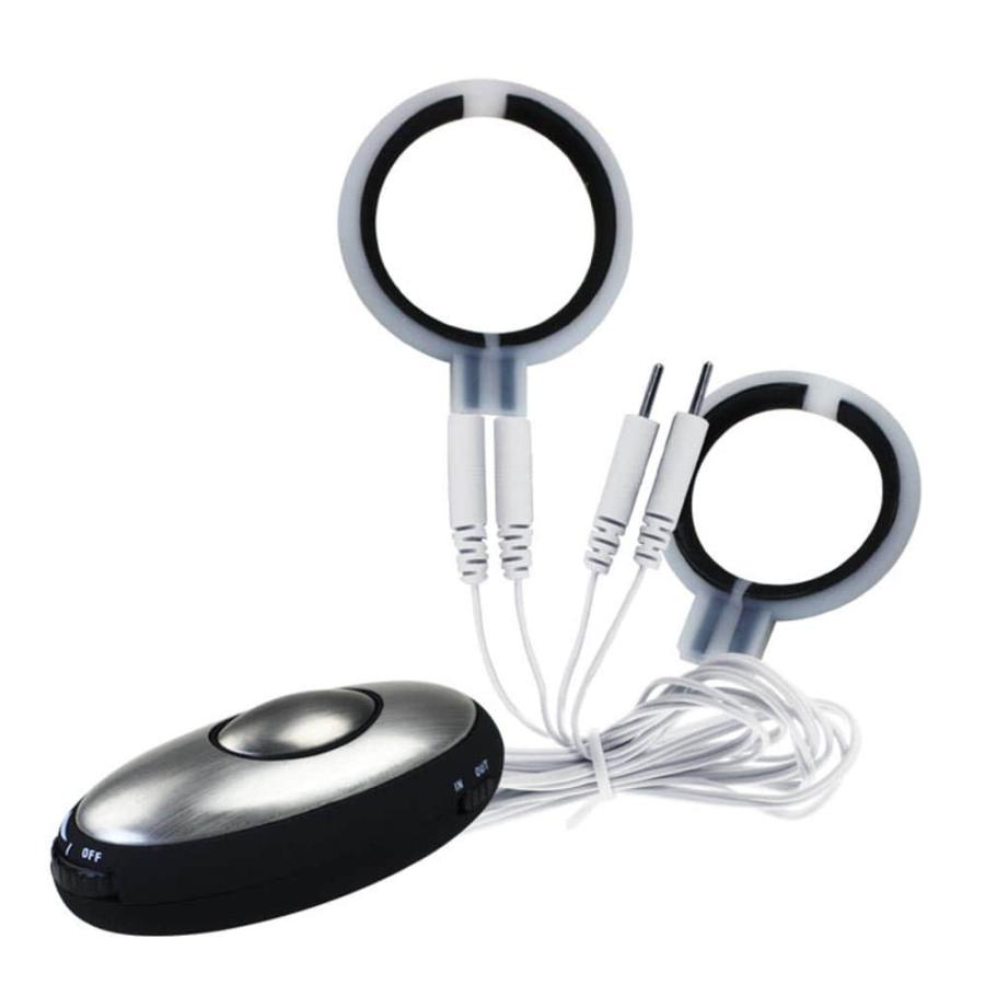 Set Multifunctional Pentru Electro-stimulare Cu 2 Inele Pentru Penis