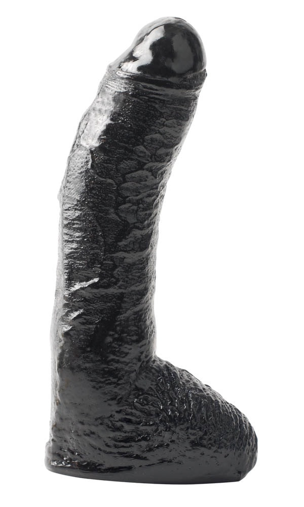 Dildo Clasic Fat Boy Negru 24 Cm