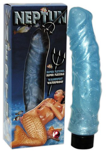 Vibrator Fantezie Neptun Albastru 23.5 C in SexShop KUR Romania