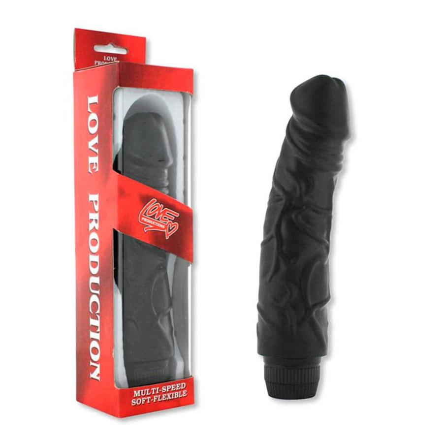 Vibrator Kinx Rambo Negru 21 Cm in SexShop KUR Romania