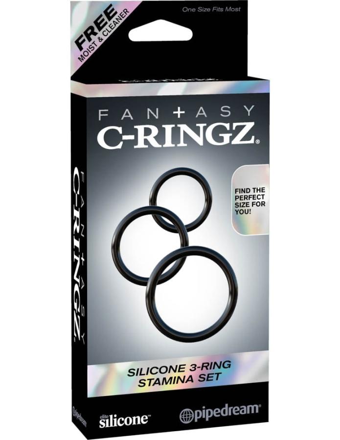 Set 3 Inele Penis Silicone Stamina
