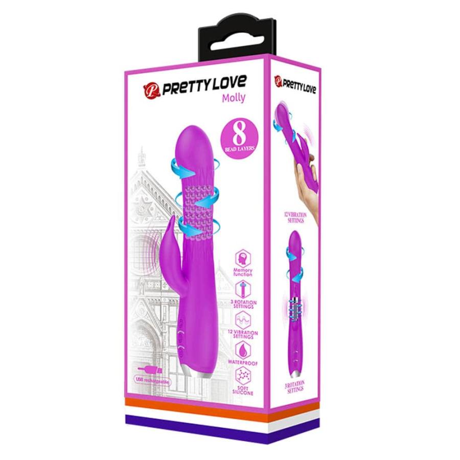 Vibrator Cu Rotatii Molly Mov in SexShop KUR Romania