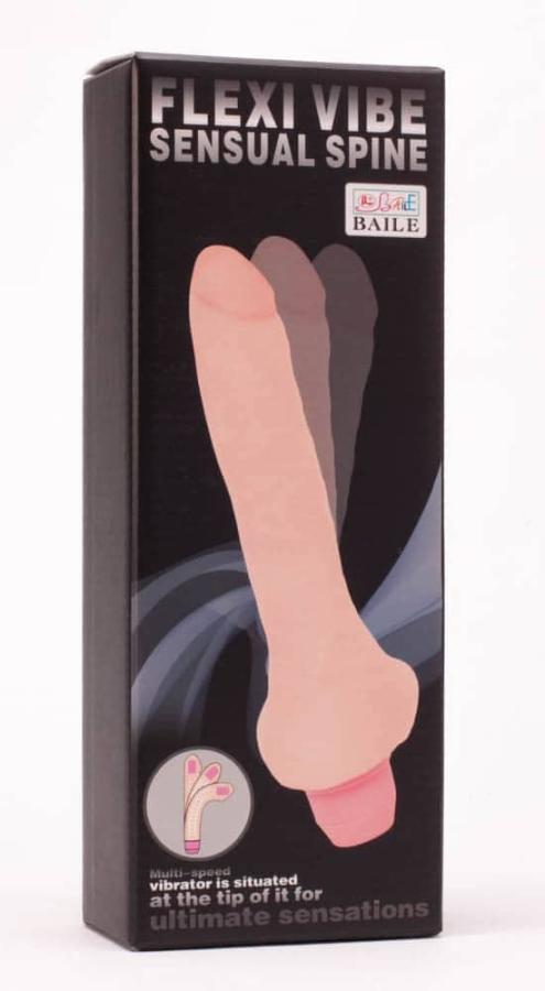 Vibrator Realistic Flexibil 19.5 Cm in SexShop KUR Romania