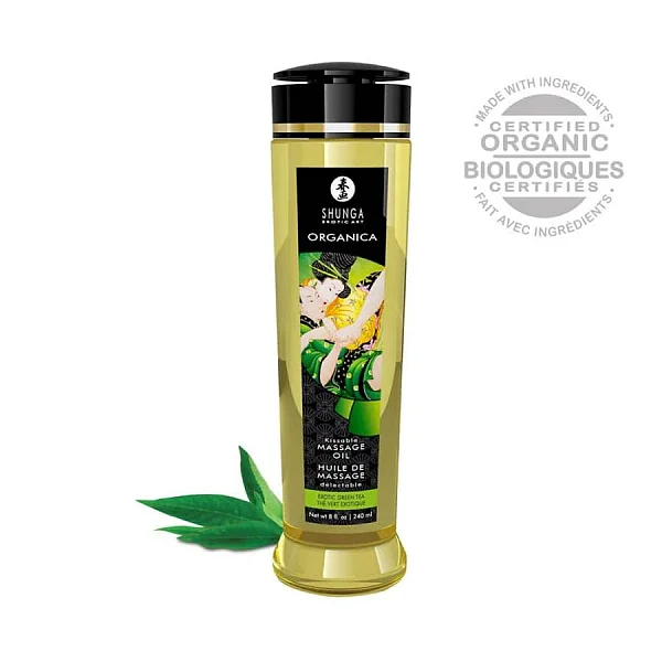 Ulei Pentru Masaj Organica Green Tea, 240 Ml