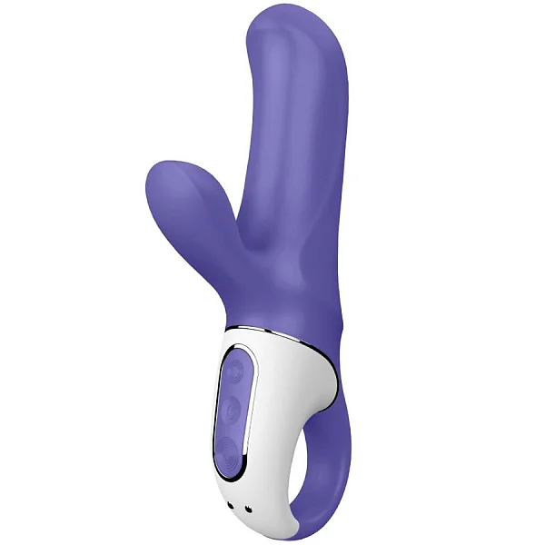 Vibrator Magic Bunny, Albastru, 17.5 Cm