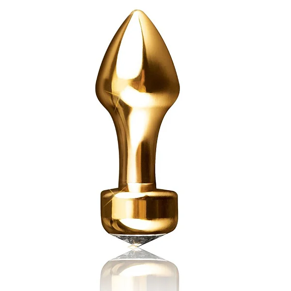 Dop Anal Mini Luv Plug, Auriu, 8 Cm
